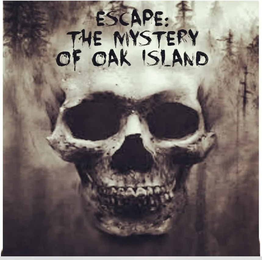 A screenshot of the mystery of oak island escape room game