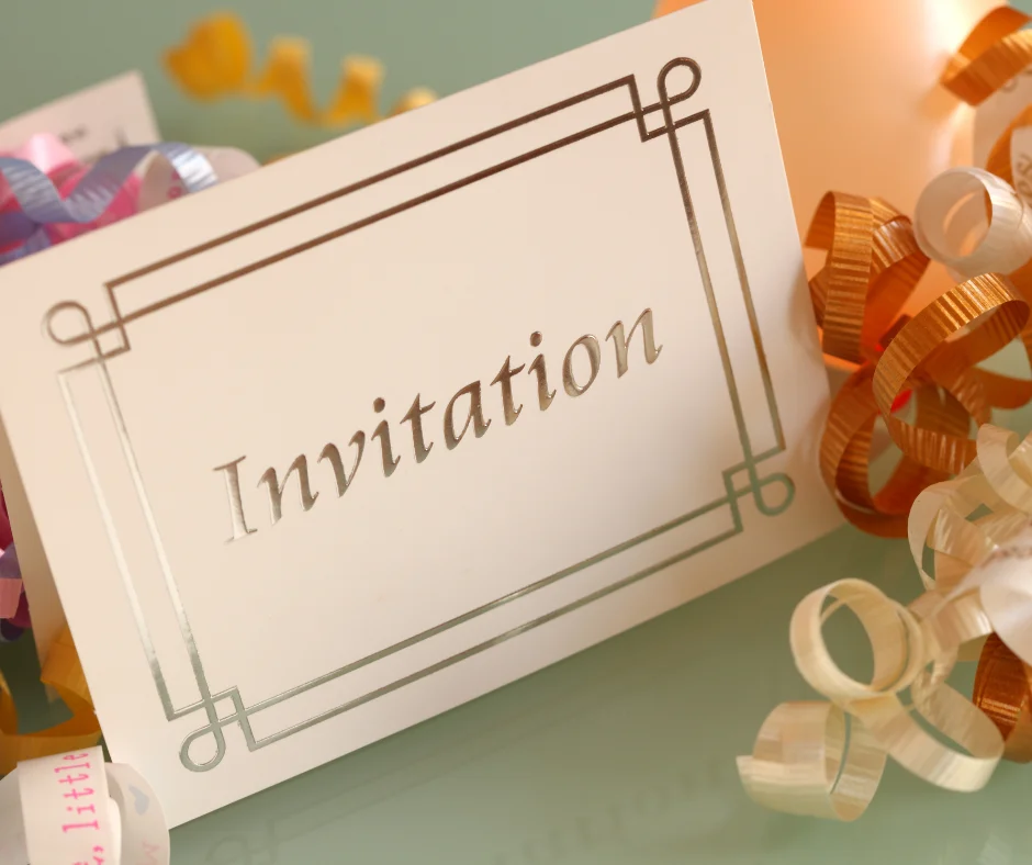 Invitation design inspiration
