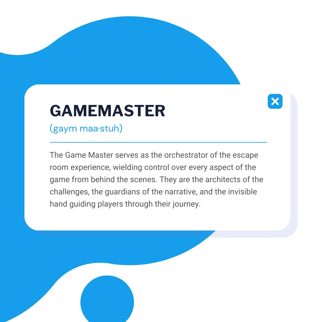 A definition post explaining the game master meaning